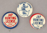 "JAP HUNTING LICENSE" TRIO.