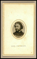 FREMONT C. 1864 CAMPAIGN MATTED FERROTYPE.