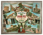 EARLY CUBAN CABINET PHOTOS/SOUVENIR BOOK/PENNANT EIGHT PIECE EPHEMERA LOT.