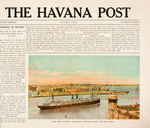 EARLY CUBAN CABINET PHOTOS/SOUVENIR BOOK/PENNANT EIGHT PIECE EPHEMERA LOT.