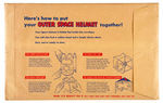 "SPACE PATROL OUTER SPACE HELMET" PREMIUM W/ENVELOPE.