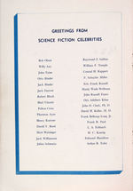 "WORLD SCIENCE FICTION CONVENTION" 1939 PROGRAM.