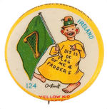 YELLOW KID BUTTON #124.