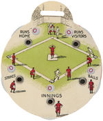 "BASEBALL CENTENNIAL 1839/1939" CELLULOID GAME SCORER QUAKER CEREALS PREMIUM WATCH FOB.