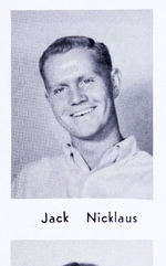 GOLF LEGEND JACK NICKLAUS 1956 HIGH SCHOOL YEARBOOK.