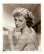 IRENE DUNNE SIGNED PHOTO.