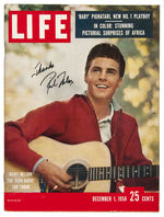 RICK NELSON SIGNED "LIFE" MAGAZINE.