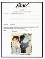 DAVID BOWIE SIGNED "SCARY MONSTERS" LP ALBUM COVER.