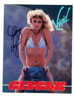 ADULT FILM STAR GINGER LYNN AUTOGRAPH LOT.