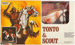 "TONTO & SCOUT" GABRIEL BOXED ACTION FIGURE SET.