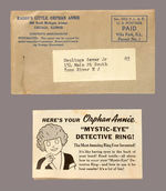 "ORPHAN ANNIE MYSTIC-EYE DETECTIVE" RING.