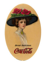 “DRINK DELICIOUS COCA-COLA”1911 POCKET MIRROR.