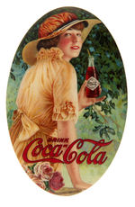 “DRINK COCA-COLA” 1916 POCKET MIRROR.