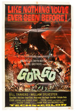 "GORGO"  ORIGINAL RELEASE ONE SHEET MOVIE POSTER.