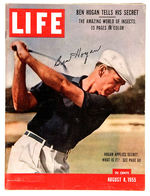 GOLF LEGEND BEN HOGAN SIGNED LIFE MAGAZINE.