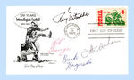 FOOTBALL HALL OF FAMER SIGNED FIRST DAY COVER.