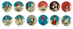 AL CAPP'S SHMOO PROBABLE COMPLETE BUTTON SET.