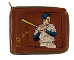 "JOE DIMAGGIO" WALLET WITH WILLARD MULLIN ART.