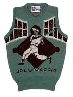 "JOE DIMAGGIO" SIGNED SWEATER.