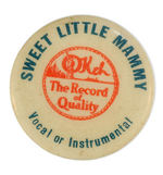 BUTTON PROMOTES 1926 RECORDING BY BUSTER JOHNSON TROMBONIST.