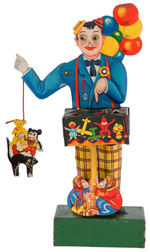 BALLOON AND TOY VENDOR WITH MICKEY MOUSE DOLL WIND-UP.