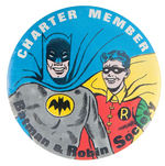 SUPERHERO AND MONSTER 1960s-EARLY '70s CLUB BUTTONS.