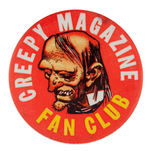 SUPERHERO AND MONSTER 1960s-EARLY '70s CLUB BUTTONS.