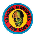 SUPERHERO AND MONSTER 1960s-EARLY '70s CLUB BUTTONS.