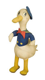 LONG-BILLED DONALD DUCK 1930s CLOTH DOLL BY KNICKERBOCKER.