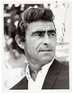 "THE TWILIGHT ZONE" ROD SERLING SIGNED PUBLICITY PHOTO.