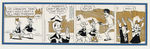 "DONALD DUCK" ORIGINAL FRANK GRUNDEEN DAILY COMIC STRIP ART LOT.