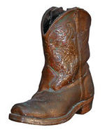 "OFFICIAL LONE RANGER BOOTS" STORE DISPLAY SIGN WITH BRONZED BOOT.