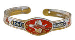 LONE RANGER ICE CREAM CONES ENAMELED/SILVERED METAL PREMIUM BRACELET.