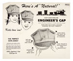 "ELSIE THE COW" PREMIUM ENGINEER’S CAP AND COMIC.