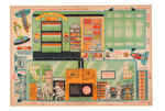 "PILLSBURY'S PLAY BAKERY" CUT-OUT AND PROMO MATERIALS.