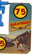 "BAR-M-RANCH" MARX FACTORY PROTOTYPE TARGET.