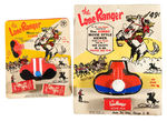 "THE LONE RANGER MOVIE-STYLE VIEWER" TWO SIZES ON ORIGINAL CARDS.