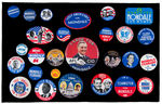 MONDALE 1980 INSTANT COLLECTION OF 27 BUTTONS.