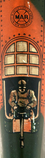 MARX TIN LITHO WIND-UP BOMBER.