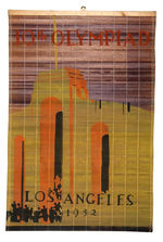 "LOS ANGELES 1932 10TH OLYMPIAD" REED WALL HANGINGS.