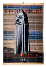 "LOS ANGELES 1932 10TH OLYMPIAD" REED WALL HANGINGS.