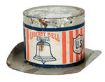 WWI "GLORIOUS VICTORY 1918" TOP HAT TIN BANK.