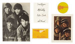 "THE MONKEES" FAN CLUB KIT, NEWSLETTER, POSTCARDS.