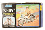 "CHIPS" 1/8 SCALE RADIO CONTROLLED MOTORCYCLE BOXED.