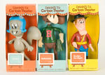 "ROCKY/BULLWINKLE/DUDLEY DO-RIGHT/DAKIN'S TV CARTOON THEATER" BOXED FIGURES.