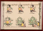 MAURICE SENDAK SIGNED AND HAND WATERCOLORED PERSONAL CHRISTMAS CARD TO AUTHOR JAN WAHL.