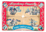 “HOPALONG ‘S HORSE TOPPER/HOPALONG CASSIDY” BOXED SOAP PAIR.