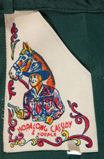 “HOPALONG CASSIDY CHILD’S SWEATER AND PANTS.