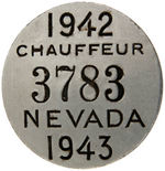 CHAUFFEUR BADGES FROM NEVADA, INDIANA, MINNESOTA (3).