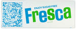 "ENJOY SUGAR FREE FRESCA/ENJOY TEEM" 1960s METAL SIGN PAIR.